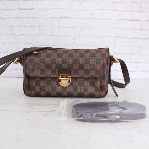 Louis Vuitton Handbags - Louis Vuitton Ravello GM Damier Ebene Crossbody & Shoulder Bag Purse Zip Clutch